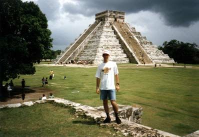 Die Maya-Pyramide in Chichen Itza